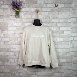 NWT Wilson Parkside Crew Sandrift/Off-White Sweatshirt